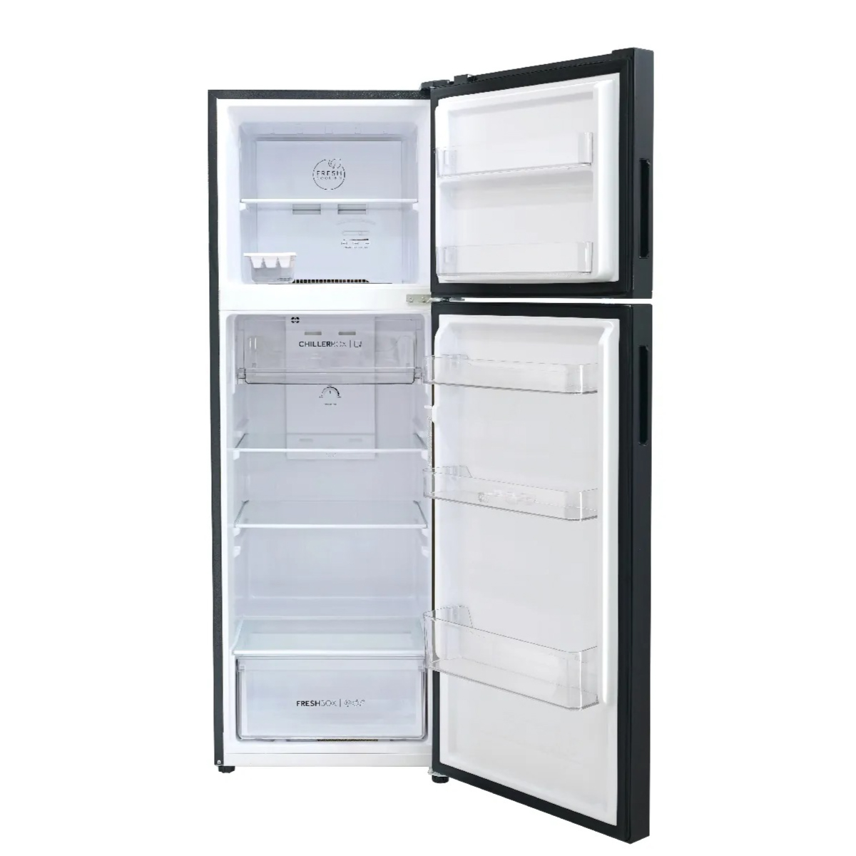 HAIER ตู้เย็น 2 ประตู ขนาด 10 คิว รุ่น HRF-285MNI สีเทาดำ อินเวอร์เตอร์ ประหยัดไฟ รับประกันคอมเพรสเซอร์ 10 ปี