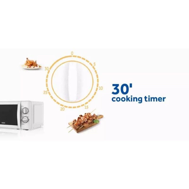 Haier เตาอบไมโครเวฟ รุ่น HMW-M2001W ขนาด 20 ลิตร 700 วัตต์ 
