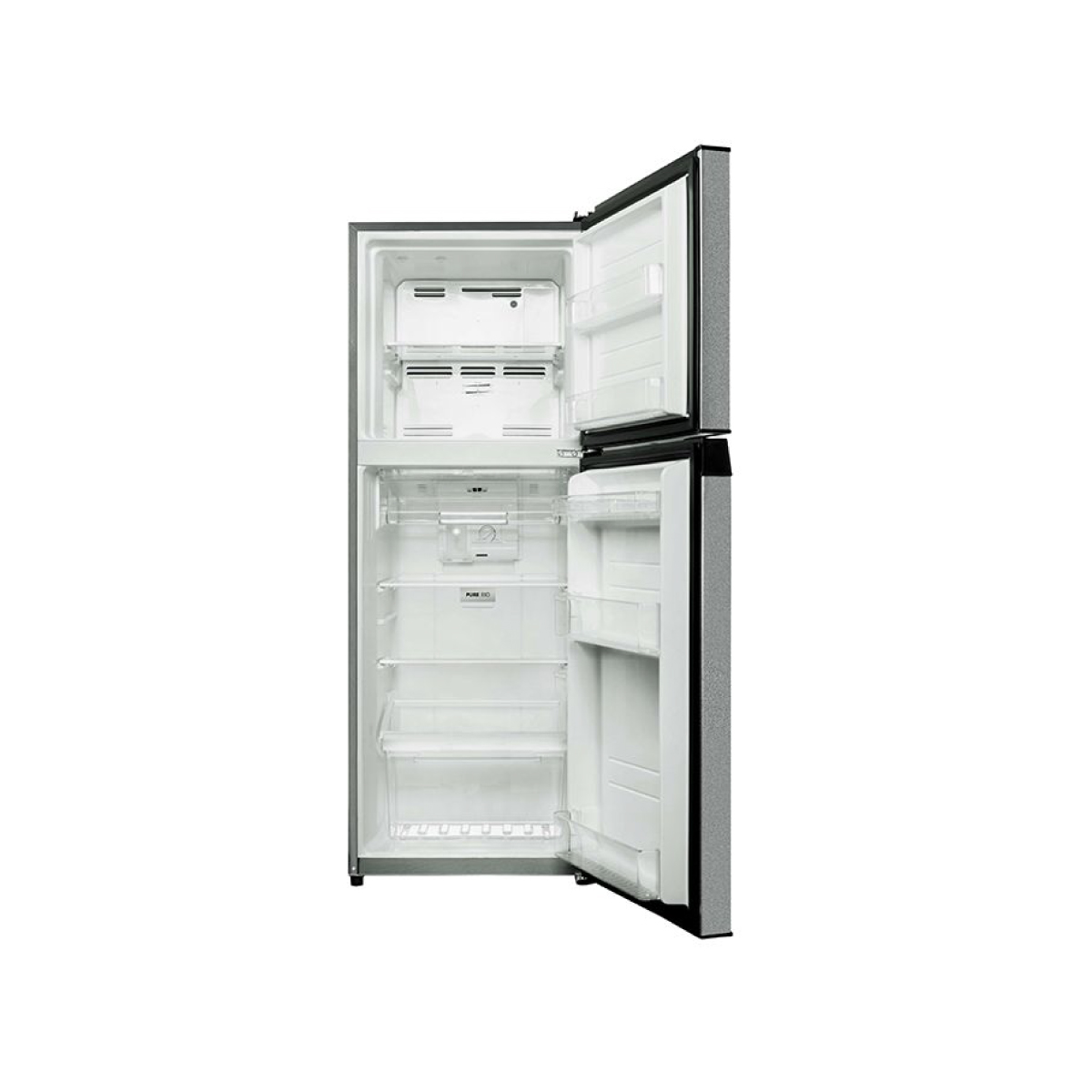 ตู้เย็น 2 ประตู Toshiba รุ่น GR-RT303WE-DMTH(SS) ความจุ 8.2 คิว ละลายน้ำแข็งอัตโนมัติ รับประกัน 2 ปี คอมเพรสเซอร์ 10 ปี