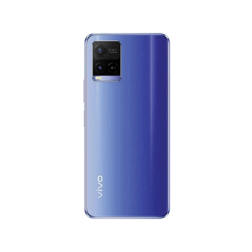 Vivo Y21 (2021) (4 64GB) ขนาด 6.51 นิ้ว แบตเตอรี่ 5000 mAh สี Diamond Glow, Metallic Blue ประกันศูนย์