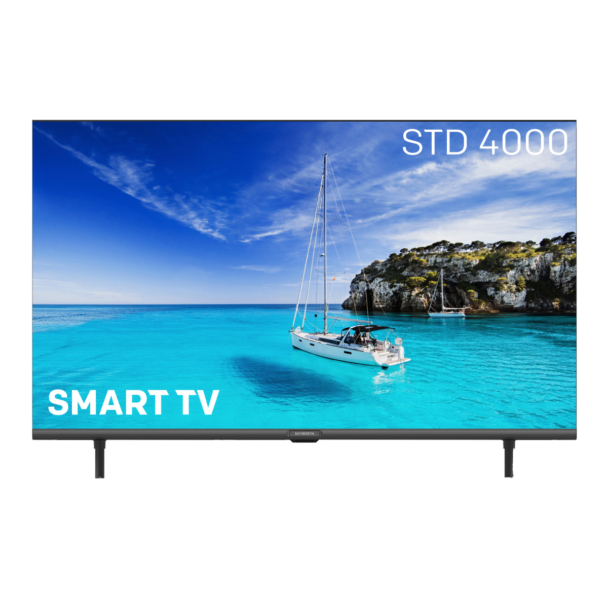 สมาร์ททีวี Skyworth สกายเวิร์ธ 40 นิ้ว SmartTV รุ่น 40STD4000 คมชัด HD Ready เชื่อมต่อมือถือ รองรับ WIFI Youtube Browser