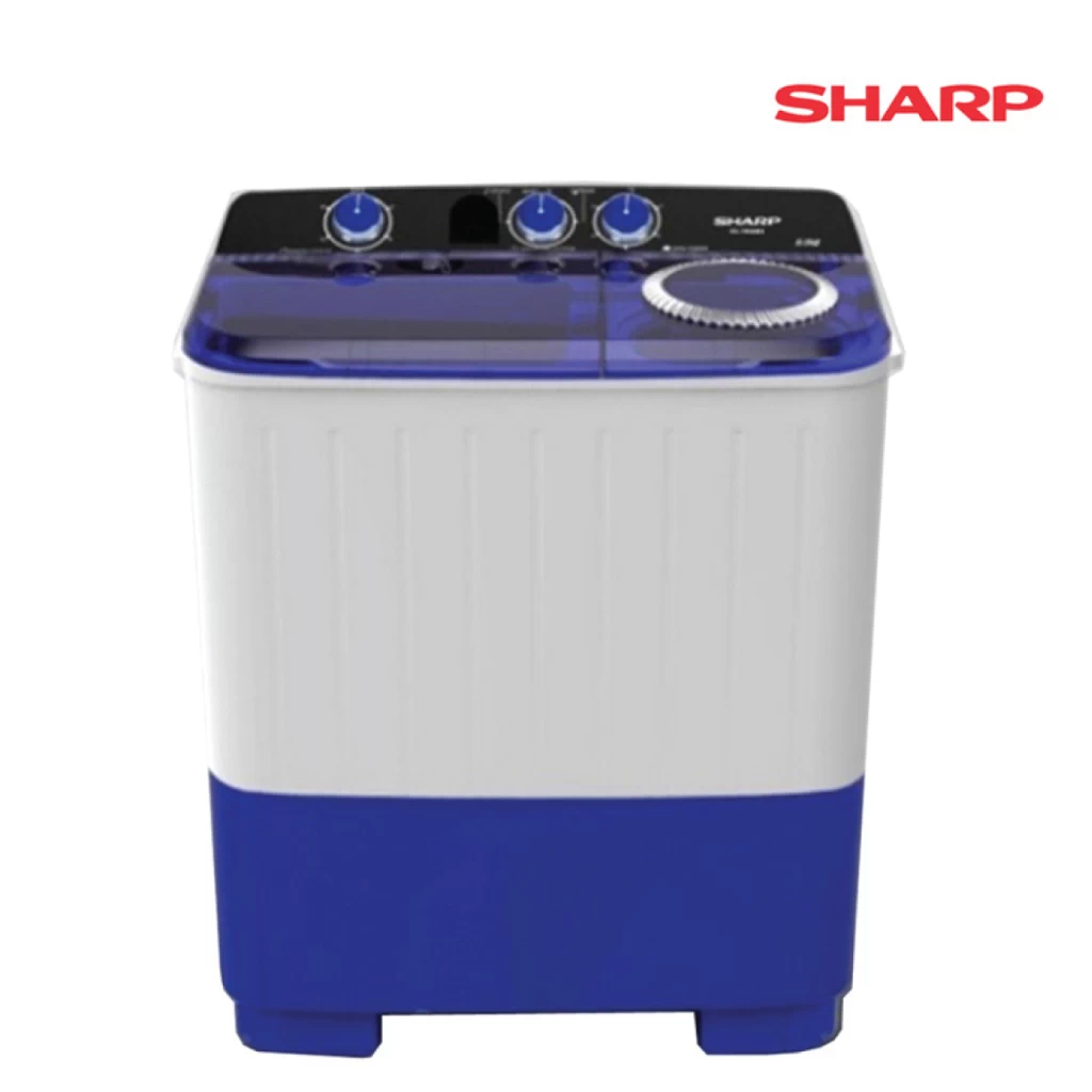  เครื่องซักผ้าสองถัง SHARP รุ่น ES-TW90BL ขนาด 9 kg. ประกันสินค้า 1 ปี มอเตอร์ 10 ปี