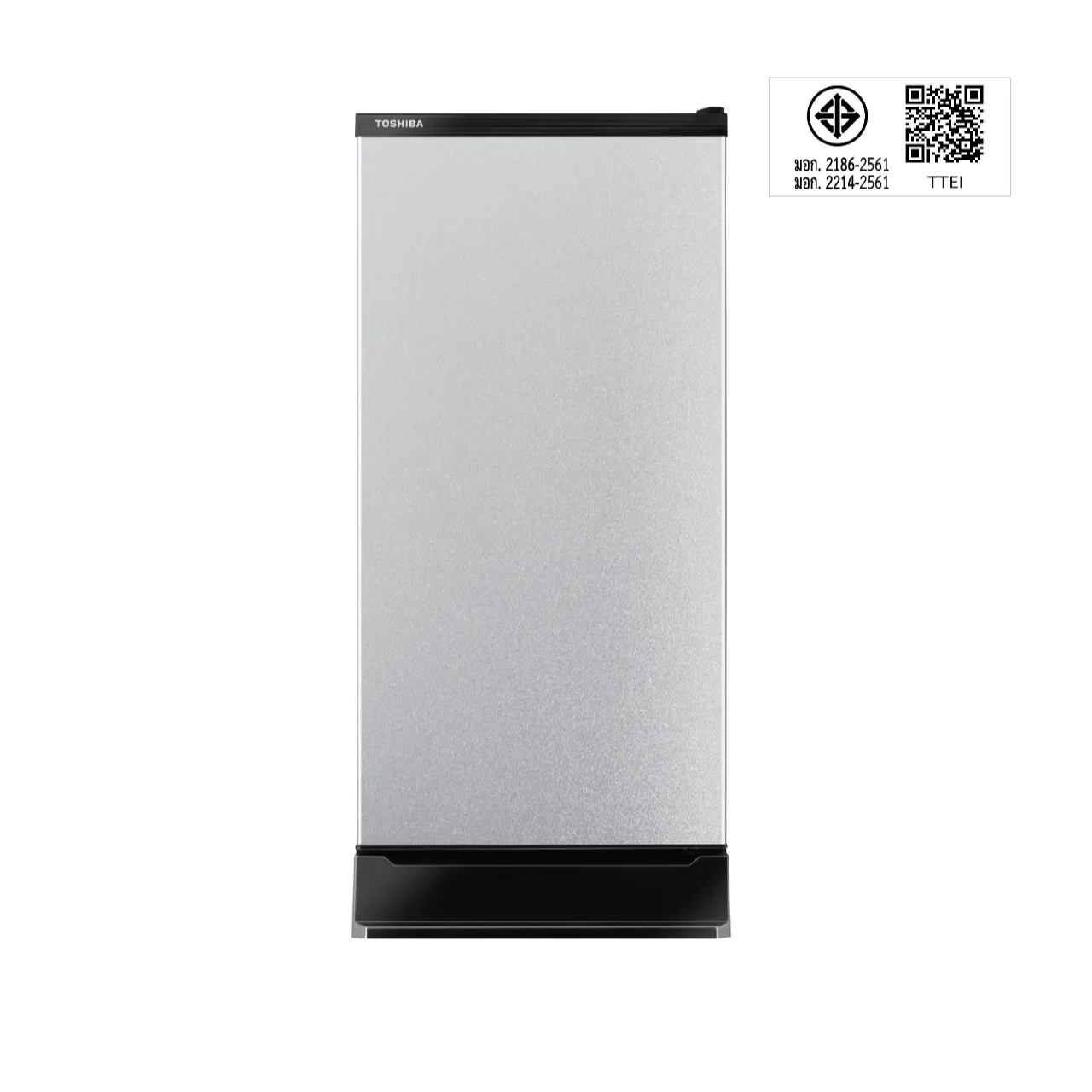 ตู้เย็น 1 ประตู toshiba รุ่น GR-W189MS มีใหม่ ความจุ 6.4 คิว ชั้นวางกระจกนิรภัย แข็งแรง ช่องแช่เย็นและแช่แข็ง ขนาดใหญ่