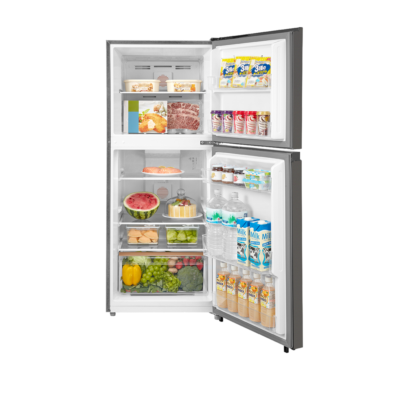 Toshiba ตู้เย็น 2 ประตู 7.3 คิว รุ่น GR-RT268WE-PMTH(50) ระบบ Inverter สี Dark Silver | ประกันคอมฯ 10 ปี