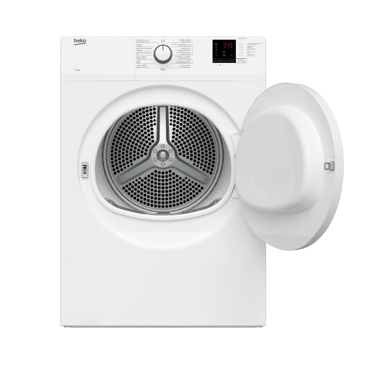 (ตัวโชว์) เครื่องอบผ้า Beko รุ่น DA8112PX0W ขนาด 8 Kg ประกันสินค้า 2 ปี มอเตอร์ 10 ปี