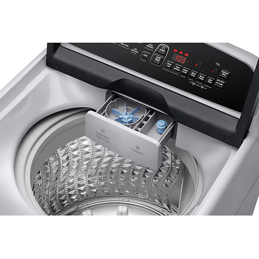 เครื่องซักผ้าถังเดี่ยว SAMSUNG รุ่น WA15T5260BY ขนาด 15 kg. ประกันสินค้า 1 ปี มอเตอร์ 5 ปี