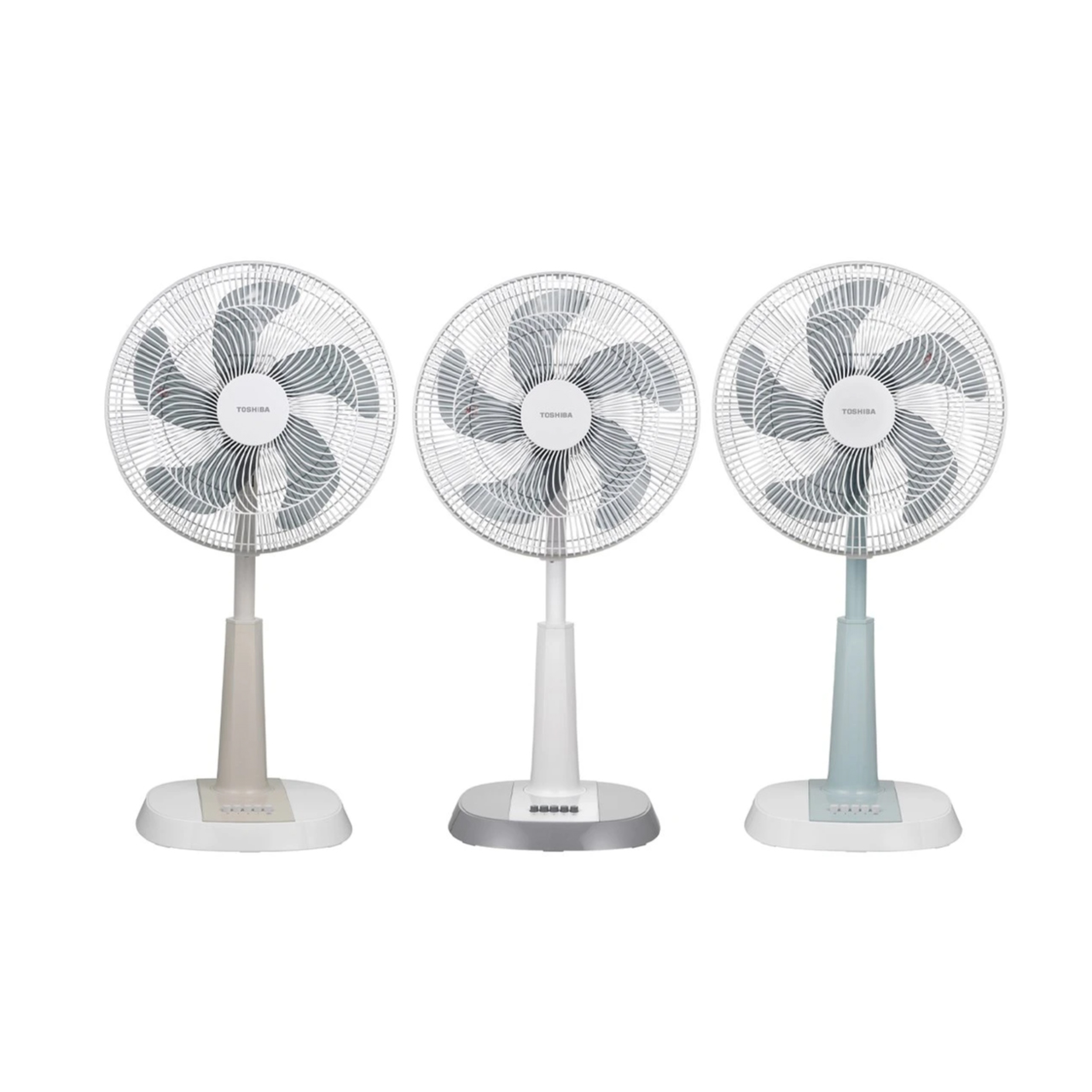 พัดลมสไลด์ 16 นิ้ว TOSHIBA รุ่น F-ALC50TH ปรับแรงลมได้ถึง 4 ระดับ รับประกันตัวเครื่องและมอเตอร์พัดลม 5 ปี