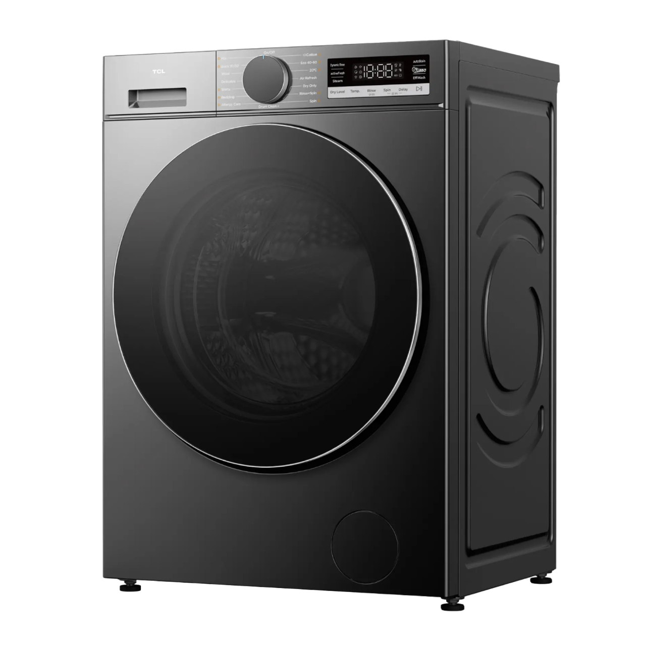  เครื่องซักผ้าอบผ้า TCL รุ่น WT10GCWDG ซักอบจบในเครื่องเดียว ความจุ 10 กก. อบ 7 กก. สั่งงานผ่านแอปพลิเคชัน ประกัน 12 ปี