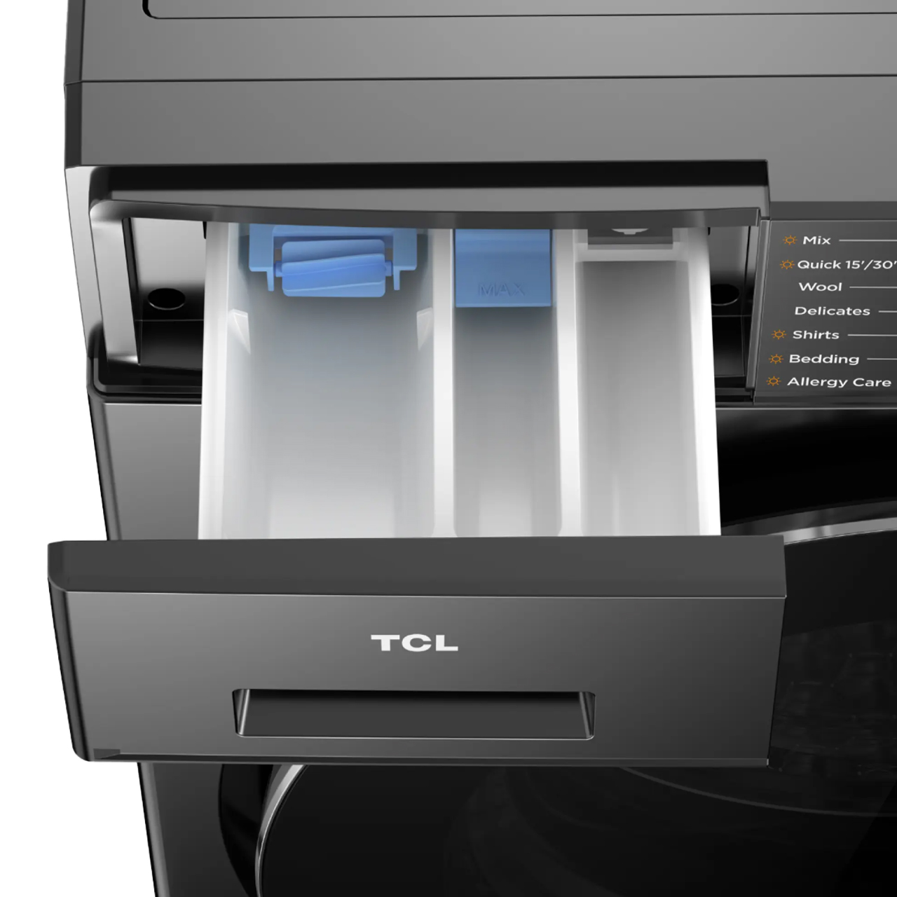  เครื่องซักผ้าอบผ้า TCL รุ่น WT10GCWDG ซักอบจบในเครื่องเดียว ความจุ 10 กก. อบ 7 กก. สั่งงานผ่านแอปพลิเคชัน ประกัน 12 ปี